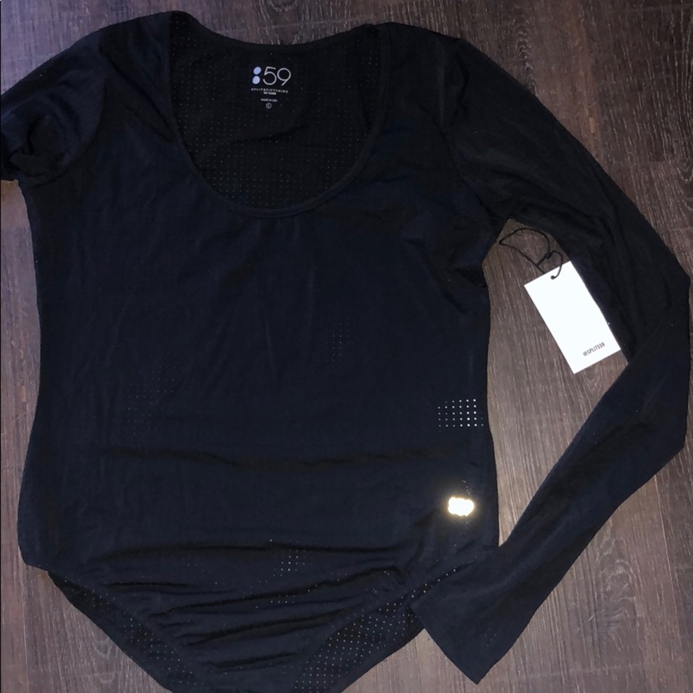Black mesh bodysuit